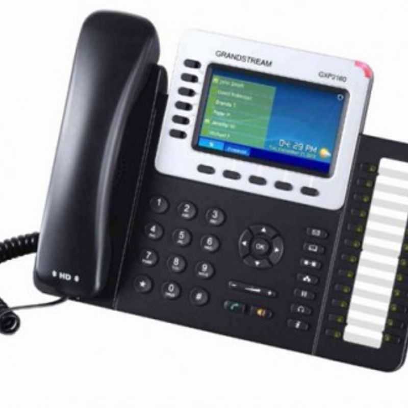 Teléfono IP Grandstream GXP2160 6 lineas Negro TL1 