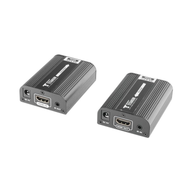 Kit Extensor Hdmi Para Distancias De 30 Metros / Resolución 4k X 2k 30 Hz/ Cat 6 6a Y 7 / Hdcp2.2 / Hdmi 2.0  / Soporta Pcm Hdbi