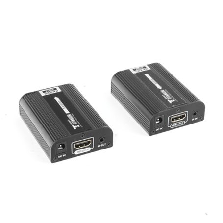 Kit Extensor Hdmi Para Distancias De 30 Metros / Resolución 4k X 2k 30 Hz/ Cat 6 6a Y 7 / Hdcp2.2 / Hdmi 2.0  / Soporta Pcm Hdbi