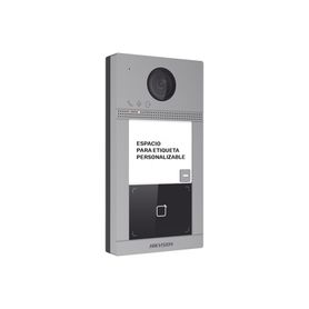 videoportero ip 2 megapixel  llamada y apertura remota desde app hikconnect  poe  exterior ip65  antivandalico ik08  1 departam