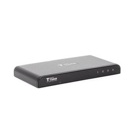 divisor splitter hdmi 4k de 1 entrada a 4 salidas simultaneas  soporta 4k×2k  soporta hasta 4 equipos con conexión en cascada  