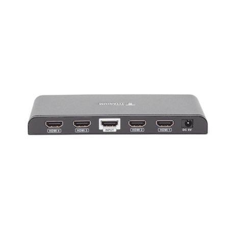 Divisor (splitter) Hdmi 4k De 1 Entrada A 4 Salidas (simultaneas) / Soporta 4k×2k / Soporta Hasta 4 Equipos Con Conexión En Casc