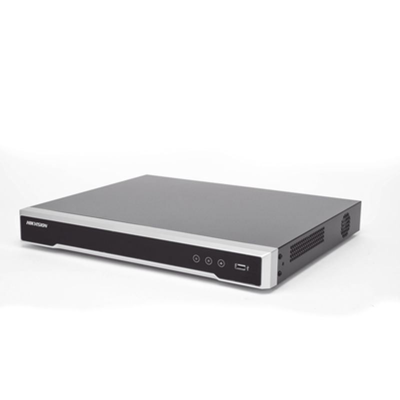 Nvr 12 Megapixel (4k) / 8 Canales Ip / 8 Puertos Poe / Soporta Cámaras Con Acusense / 2 Bahias De Disco Duro / Switch Poe 300 Mt