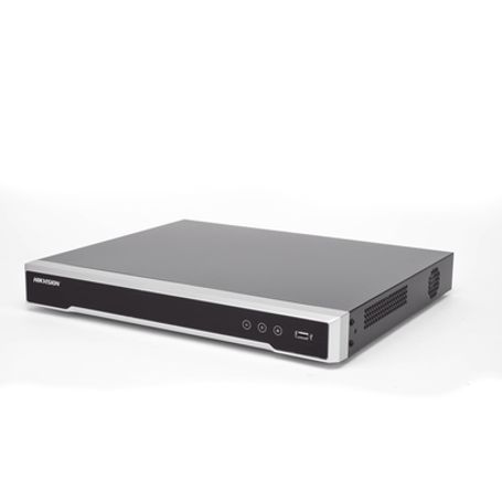 Nvr 12 Megapixel (4k) / 8 Canales Ip / 8 Puertos Poe / Soporta Cámaras Con Acusense / 2 Bahias De Disco Duro / Switch Poe 300 Mt
