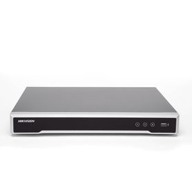 nvr 12 megapixel 4k  8 canales ip  8 puertos poe  soporta cámaras con acusense  2 bahias de disco duro  switch poe 300 mts  hdm