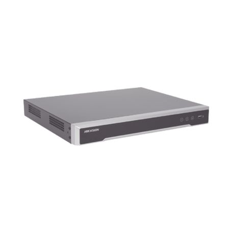 Nvr 12 Megapixel (4k) / 8 Canales Ip / 8 Puertos Poe / Soporta Cámaras Con Acusense / 2 Bahias De Disco Duro / Switch Poe 300 Mt