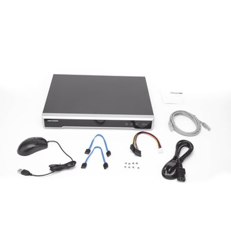 Nvr 12 Megapixel (4k) / 8 Canales Ip / 8 Puertos Poe / Soporta Cámaras Con Acusense / 2 Bahias De Disco Duro / Switch Poe 300 Mt