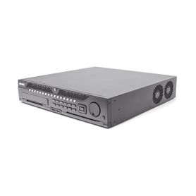 nvr 12 megapixel 4k  32 canales ip  soporta cámaras con acusense  8 bahias de disco duro  2 tarjetas de red  soporta raid con h