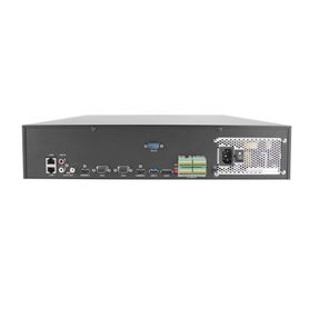 nvr 12 megapixel 4k  32 canales ip  soporta cámaras con acusense  8 bahias de disco duro  2 tarjetas de red  soporta raid con h
