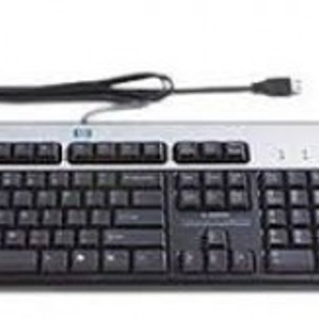 Kit de Teclado y Mouse USB para Servidor Hewlett Packard Enterprise 631341B21 Inglés Negro TL1 