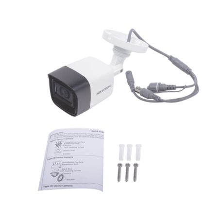 Audio Por Coaxitron / Bala Turbohd 2 Megapixel (1080p) / Gran Angular 106° / Lente 2.8 Mm / 30 Mts Ir Exir / Exterior Ip67 / 4 T