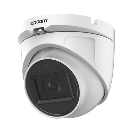 audio por coaxitron  domo turbohd 2 megapixel 1080p  gran angular 106°  lente 28 mm  20 mts ir exir  exterior ip66  4 tecnologi