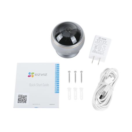 Cámara Ip 3 Megapixel / Wifi / Vista Panorámica 360°/ Notificación Push / Audio De Dos Vias / Ranura Para Memoria  / Uso En Int