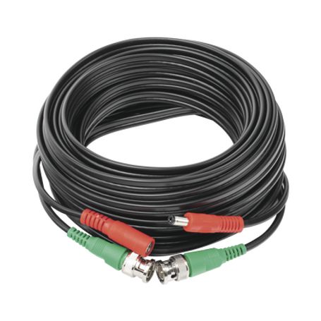 10 Metros / Cable Coaxial ( Bnc )  Alimentación / 100  Cobre / Para Cámaras 4k  / Uso Interior