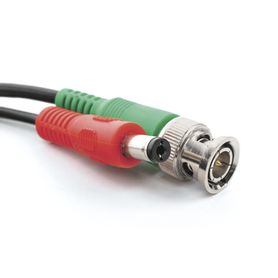 10 metros  cable coaxial  bnc   alimentación  100  cobre  para cámaras 4k   uso interior142279