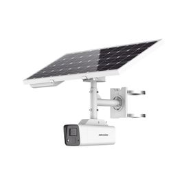 kit solar ip all in one  cámara bala colorvu 4 megapixel  lente 4mm  panel solar  bateria de respaldo de litio 232ah hasta 24 d