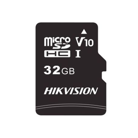 Tarjeta Micro SD  Hikvision Digital Technology HSTFC1(STD)/32G/ADAPTER 32 GB 92 MB/s 20 MB/s Negro Clase 10 TL1 