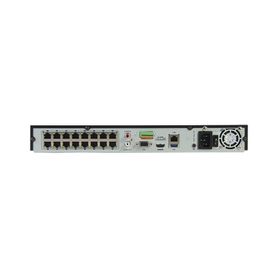 nvr 12 megapixel 4k  32 canales  16 puertos poe  soporta cámaras con acusense  hikconnect  2 bahias de disco duro  switch poe 3