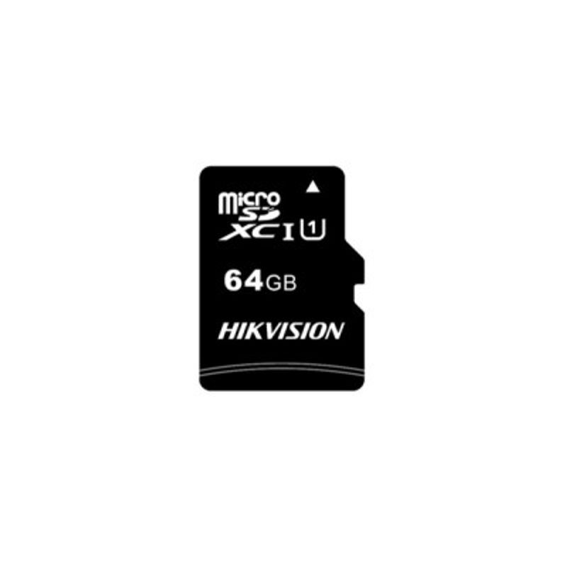 Memoria MicroSDHC HIKVISION Hstfc1 64 GB 92 MB/s 15 MB/s Negro Clase 10 TL1 