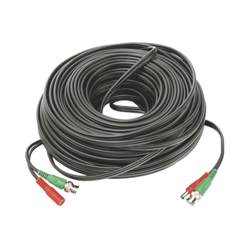 40 Metros / Cable Coaxial ( Bnc )  Alimentación / 100  Cobre / Para Cámaras 4k  / Uso Interior