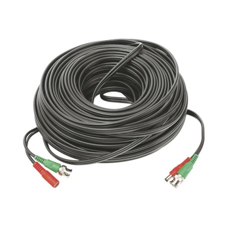40 Metros / Cable Coaxial ( Bnc )  Alimentación / 100  Cobre / Para Cámaras 4k  / Uso Interior