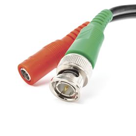 40 metros  cable coaxial  bnc   alimentación  100  cobre  para cámaras 4k   uso interior88120