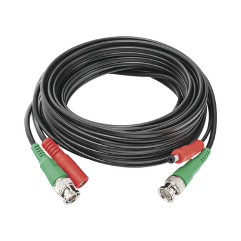 5 Metros / Cable Coaxial ( Bnc )  Alimentación / 100  Cobre / Para Cámaras 4k  / Uso Interior