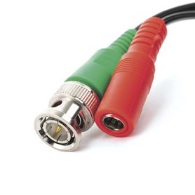 5 metros  cable coaxial  bnc   alimentación  100  cobre  para cámaras 4k   uso interior142283