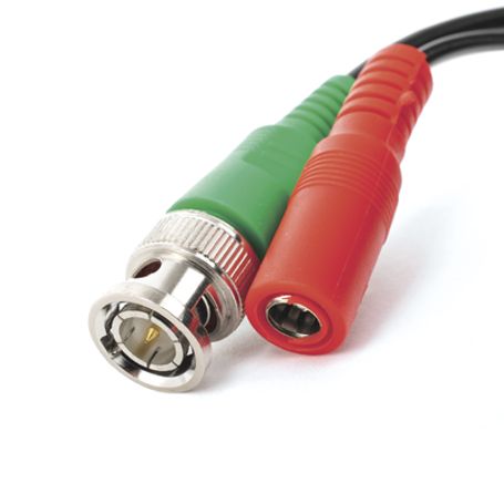 5 Metros / Cable Coaxial ( Bnc )  Alimentación / 100  Cobre / Para Cámaras 4k  / Uso Interior