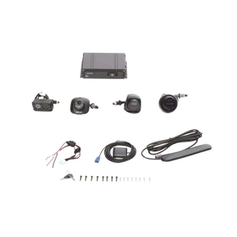 Kit Dvr Móvil 1080p / Incluye 4 Cámaras Turbohd / Soporta 4g / Gps / Soporta Memoria Sd
