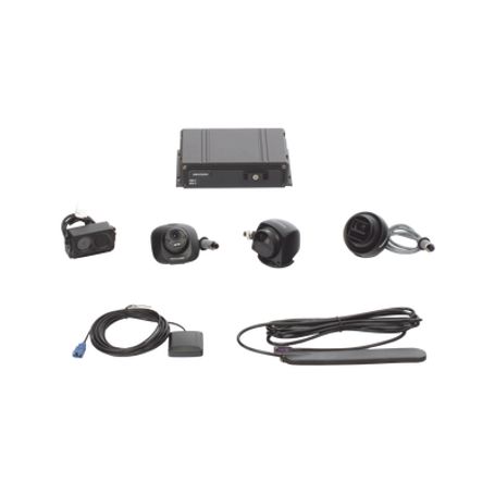 Kit Dvr Móvil 1080p / Incluye 4 Cámaras Turbohd / Soporta 4g / Gps / Soporta Memoria Sd