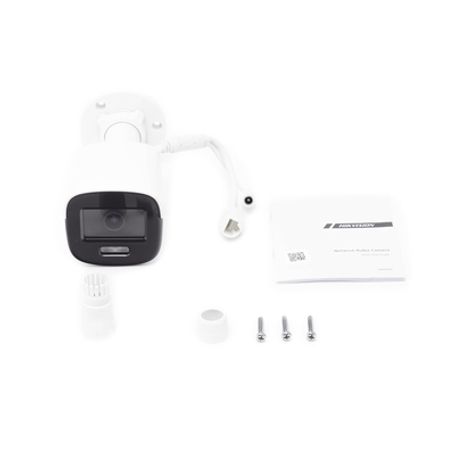 Bala Ip 4 Megapixel / Imagen A Color 24/7 / Poe / Lente 2.8 Mm / Luz Blanca 30 Mts / Exterior Ip67 / Dwdr / Onvif 