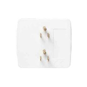 multicontacto para pared con 6 contactos color blanco125 v 15 a166141