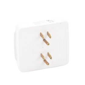multicontacto para pared con 6 contactos color blanco125 v 15 a166141