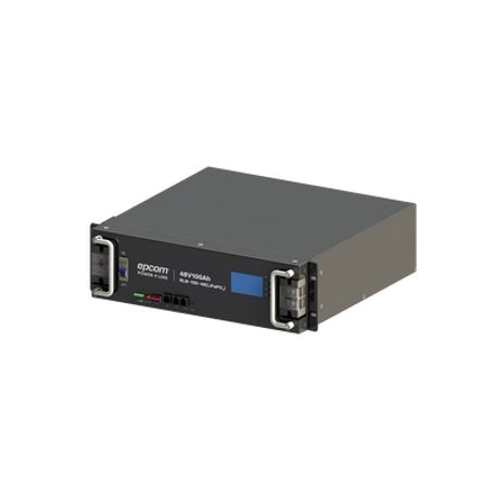 bateria de litio de 48 kwh 48 vcc 100 ah 3u de montaje en rack con pantalla de monitoreo local lcd 
