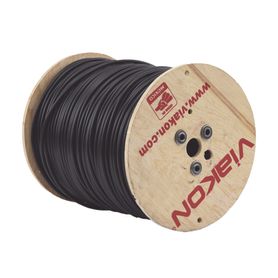 cable rg6 con 2 cables calibre 18 para alimentación 305 metros malla del 96  intemperie80483