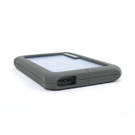 Disco Duro Portátil 1 Tb / Color Azul / Conector Usb 3.0 A Micro B / Cubierta Con Goma Protectora Para Amortiguar Las Caidas