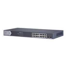 switch gigabit poe  no administrable  16 puertos 101001000 mbps poe  2 puertos sfp de uplink  125 watts 209392