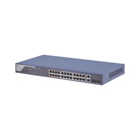 smart switch poe administrable  24 puertos 10100 mbps poe hasta 300 m  2 puertos 101001000mbps  2 puertos sfp uplink  370 w  hi