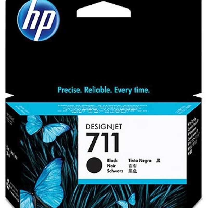 Cartucho HP 711 Negro Inyección de tinta HP Caja TL1 