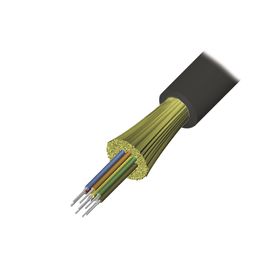 cable de fibra óptica de 12 hilos interiorexterior tight buffer no conductiva dielectrica plenum multimodo om4 50125 optimizada