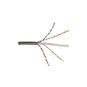 bobina de cable utp cat6 23 awg de 4 pares alto desempeno pvc cmr 305m reelex® color gris144184