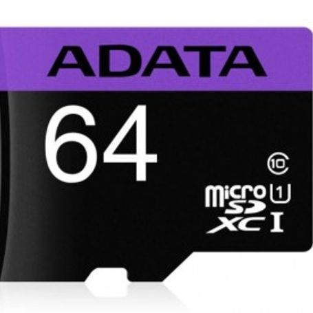 Memoria Micro SD ADATA UHSI U1 64 GB 30 MB/s 10 MB/s Negro TL1 