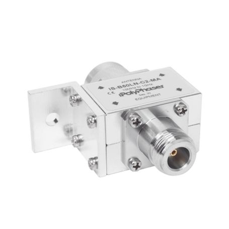 Protector Rf Coaxial Para 10 A 1000 Mhz Con Ceja Frontal Con Conectores N Macho Y Nhembra 50 Ω