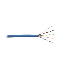 bobina de cable utp de 4 pares cat5e pvc cmr riser color azul 24 awg 305m88289
