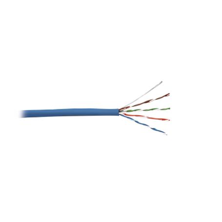 Bobina De Cable Utp De 4 Pares Cat5e Pvc (cmr Riser) Color Azul 24 Awg 305m