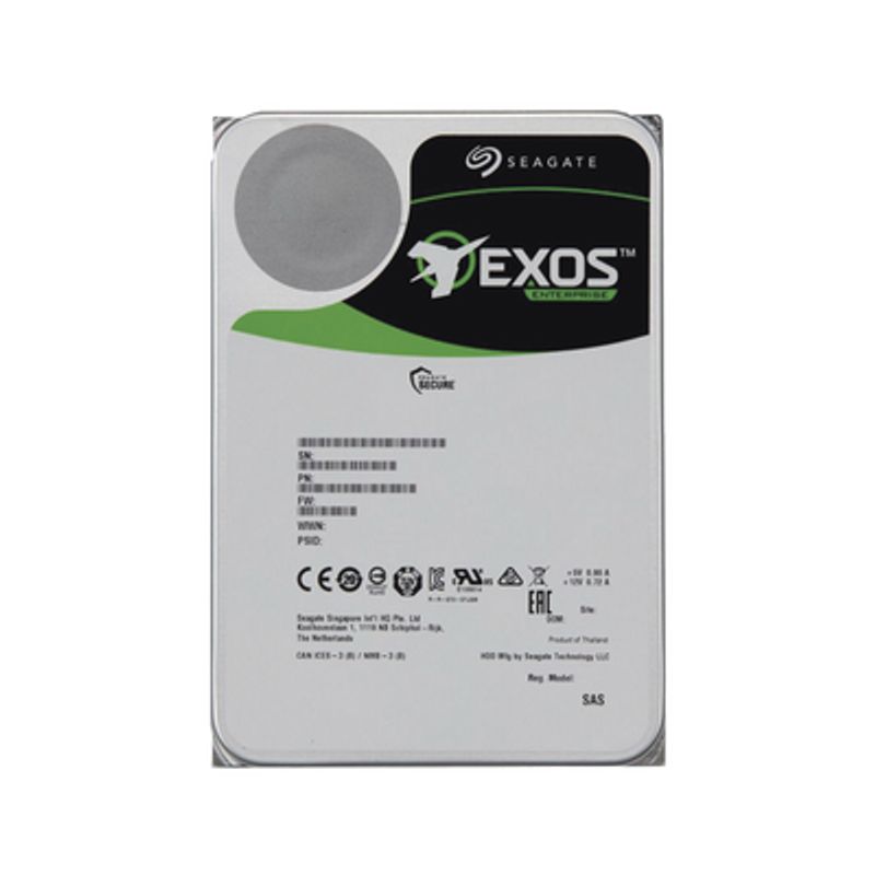 Disco Duro 3.5 14 Tb Exos / 7200 Rpm / Sata / Alto Rendimiento (hk726tah) / Recomendado Para Cctv Y Hybrid San De Almacenamiento