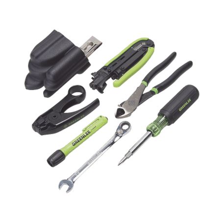 kit de herramientas para instalación de cable coaxial         