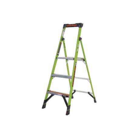 escalera de aluminio  fibra de vidrio de 15m con soporte para herramienta la más liviana del mundo sku 15365001