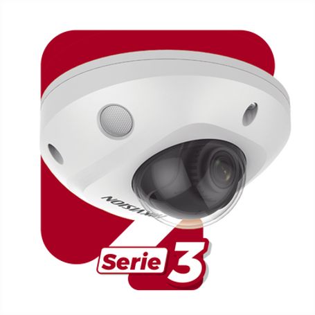 Mini Domo Ip 2 Megapixel / Lente 2.8 Mm / 15 Mts Ir Exir / Micrófono Integrado /exterior Ip66 / Ik08 / Poe / Audio Y Alarmas / H